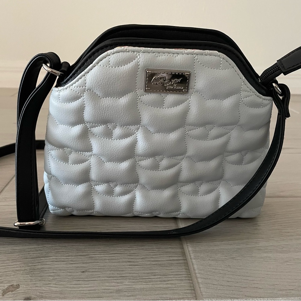 BETSEY JOHNSON Libby cat quilted crossbody bag